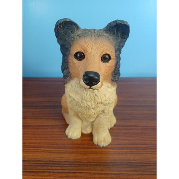 1998 Artline Realistic Garden Decor Resin Dog Figure Painted Nails Happy Fun - Picture 3 of 10